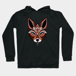 Aztec pattern fox Hoodie